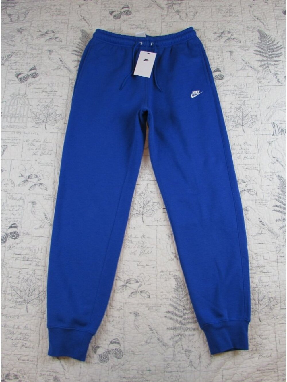 NEW $60 Nike Mens Standard Fit Taper Leg Regular Length Size Small Bright Blue
